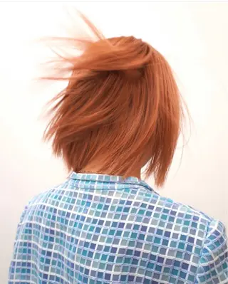 ショート カラー ヘアアレンジ メンズ キッズ 🦠デザインカラー/ 魚瀬あおい🦠のヘアスタイル