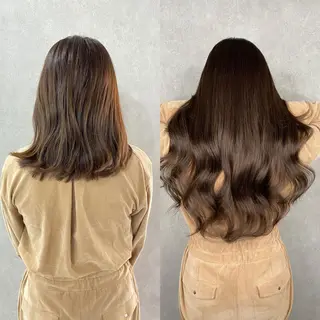 ショート 💎馴染むエクステ ×カラーTOMO💎のヘアスタイル