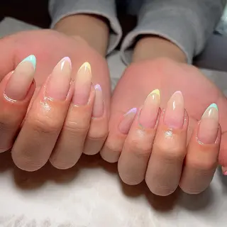 ミディアム 知花 梨花のネイルデザイン