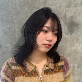 カラー 韓国ヘア AINA🐱のヘアスタイル