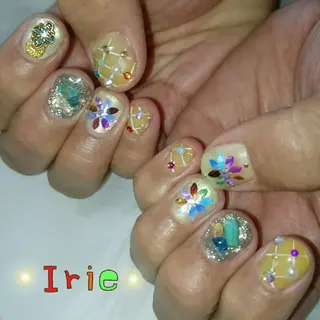 ネイル カラー パーマ ヘアアレンジ メンズ キッズ Hair salon Irie所属・與儀 知佳のネイルデザイン