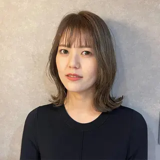 ミディアム カラー GOOD-DAY 笹沖店所属・goodday /kahoのヘアスタイル
