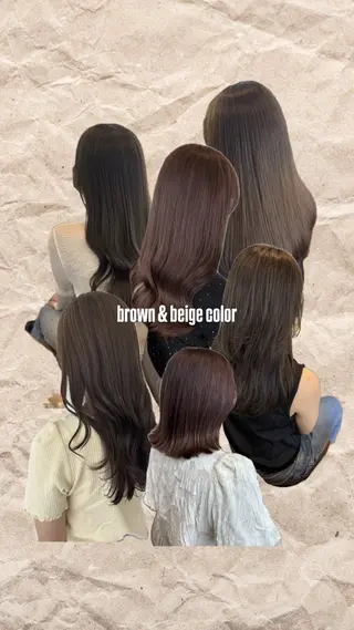 カラー yui🥀/ボブ /ブリーチなしカラーのヘアスタイル