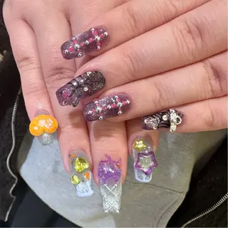 ネイル 👽個性派ネイル🎀 komachiのヘアスタイル