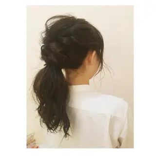 ヘアアレンジ EMANON名古屋所属・美谷添（ミヤゾエ） まどか大人ヘアサロンのヘアスタイル