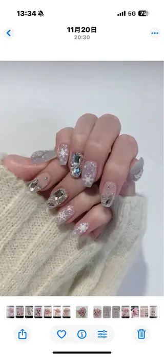 ネイル NailSalon✨ Écrinエクランのネイルデザイン
