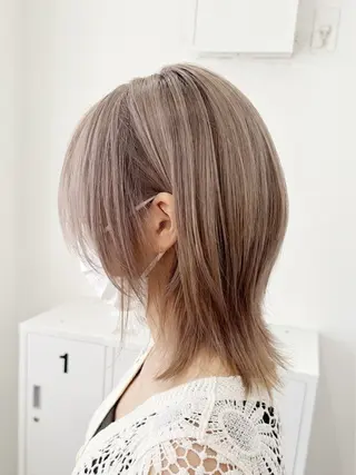 ミディアム カラー hair salon suiw所属・suiw ♡AYA♡のヘアスタイル