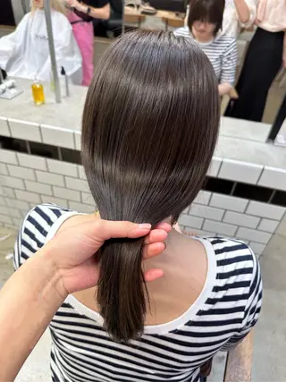 セミロング カラー ヘアアレンジ 暖色💖ツヤ髪💖 masae🌼のヘアスタイル