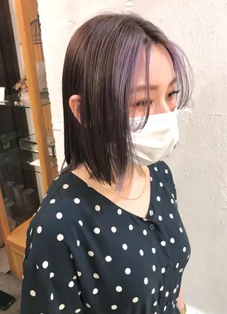 ショート カラー 木村陸弥 似合わせ 透明感カラー🌿のヘアスタイル