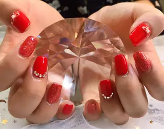 カラー ネイル Q Free nailsのネイルデザイン