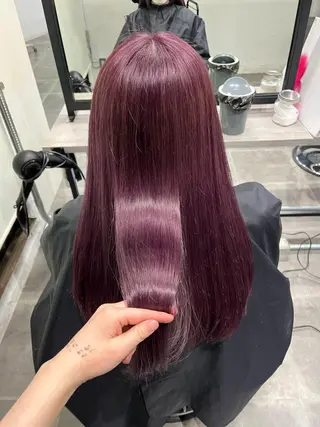 セミロング 無料カットモデル ユナのヘアスタイル