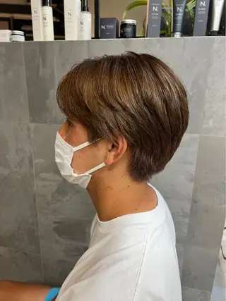 ショート メンズ hair  circus所属・三好 羽美のヘアスタイル