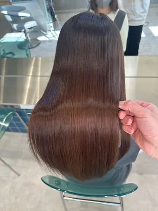 ロング Lond　luce心斎橋所属・✨縮毛矯正✨レイヤー ホウダカズヒロのヘアスタイル