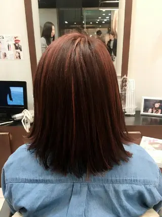 ショート ミディアム カラー SHAFT Ieiriのヘアスタイル