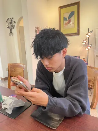 パーマ メンズ メンズ特化ツヤ髪特化 一宮/矢島大樹のヘアスタイル