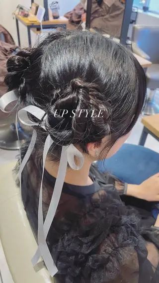 ヘアアレンジ HAIR＆MAKE　EARTH 表参道店所属・🫧💎森下 真結💎🫧のヘアスタイル
