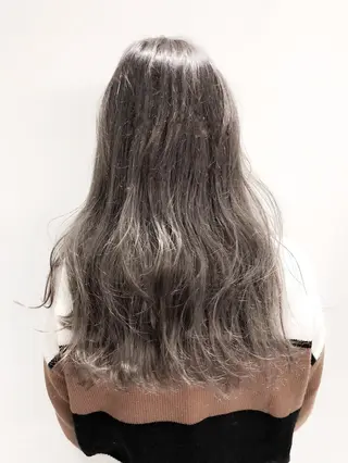 ロング カラー 髪質改善/ 艶髪カラー/益田直幸のヘアスタイル