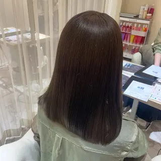 セミロング マホ/日吉/髪質改善 /レイヤー/ガーリーのヘアスタイル