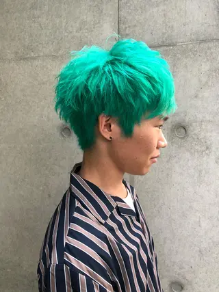 カラー メンズ 森本裕/オーナー/ スパイラルパーマのヘアスタイル