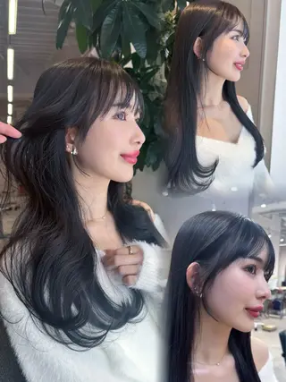 ロング カラー emu所属・小顔カット/レイヤー 美髪特化/千葉中央のヘアスタイル