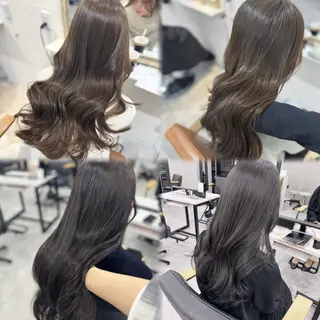 ロング カラー 赤み無し柔らかカラー 【梅田】madokaのヘアスタイル