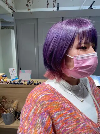 ミディアム カラー オスズ 🎀´-のヘアスタイル