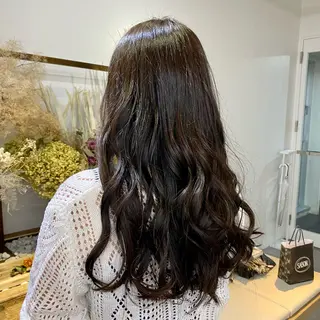 ロング カラー lico×little大通所属・あみ 🐷のヘアスタイル