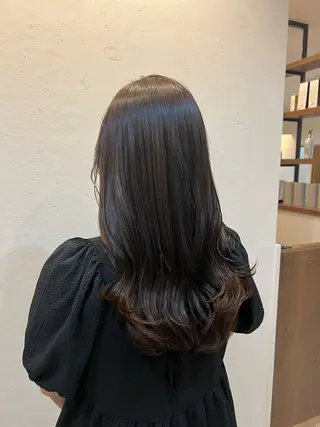 ロング カラー 工藤 梨花のヘアスタイル