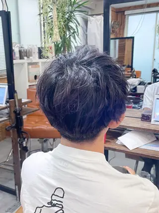 ショート カラー メンズ かんばら りょーいのヘアスタイル