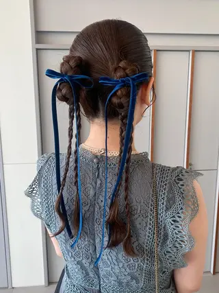 ヘアアレンジ 高発色ブリーチ/ ハイレイヤー🪽aiのヘアスタイル