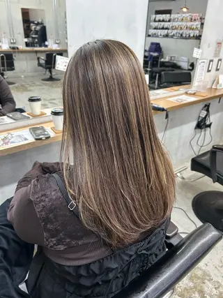 セミロング 山中 望緒のヘアスタイル