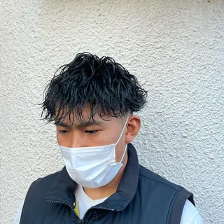 ショート パーマ メンズ 茅ヶ崎パーマ特化/ スパイラル/ハルキのヘアスタイル