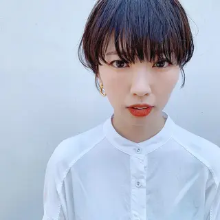 ショート カラー CODE.LINE所属・中川 竜誠のヘアスタイル