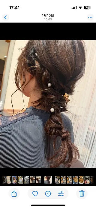 ヘアアレンジ salon C所属・サナダ ヨウコのヘアスタイル