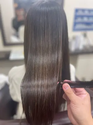 ロング 田中 就のヘアスタイル