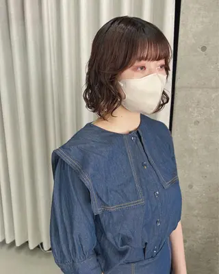 パーマ ボブパーマコテ巻き風 パーマNo1深江秀平のヘアスタイル