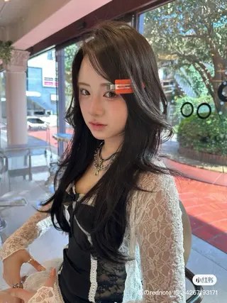 ロング カラー RiA/レイヤーカッ ト/髪質改善のヘアスタイル