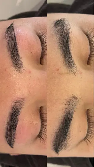 メンズ アイブロウ ボブハイトーン🦖 デザインMAMIのヘアスタイル