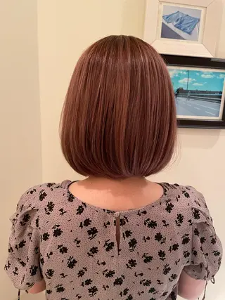 ショート ボブ ホノカのヘアスタイル