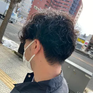 ショート メンズ インナーカラー指名 No.1菊池柊真のヘアスタイル