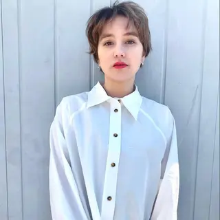 ショート カラー 海外レイヤー 🇺🇸/ヒナコのヘアスタイル
