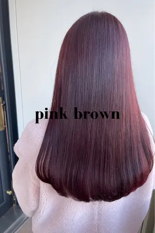 ロング カラー charm《銀座》 ヘアセット/縮毛矯正のヘアスタイル