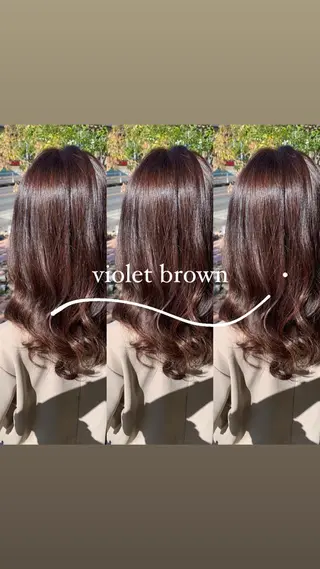 ロング カラー 🐸鈴木 綾乃🐸のヘアスタイル