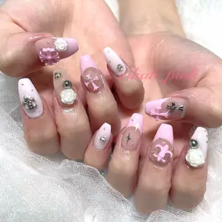 ネイル GO TODAY シェアサロン 新宿Gratia所属・rika.H🦋 個性派スカルプネイルのネイルデザイン