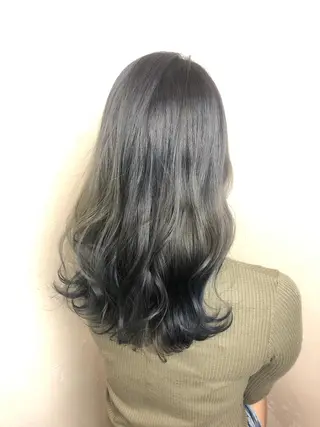 セミロング カラー 古山 勇太のヘアスタイル