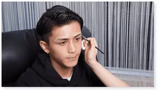 メンズ アイブロウ プラスエイト横浜西口店所属・無料メンズアイブロウ モデル募集🍀AMIの眉毛・アイブロウイメージ