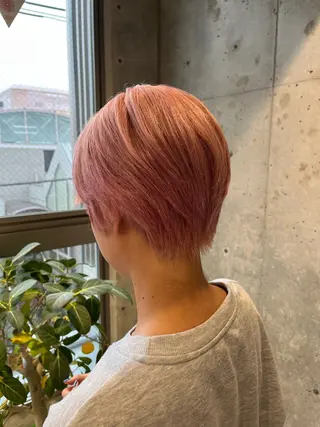 ショート カラー ヘアアレンジ 髪質改善・艶カラー・ ボブ・リクト💥のヘアスタイル