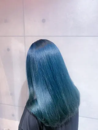 セミロング カラー 髪質改善カラー🫧 舘田千乃のヘアスタイル