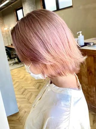 ミディアム ANGELICA 吉川智昭のヘアスタイル