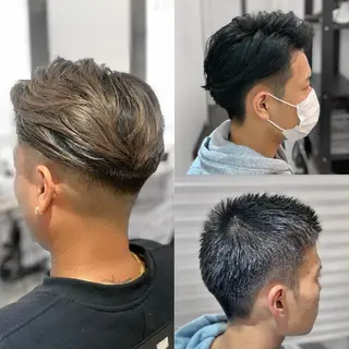 ショート メンズ メンズブリーチカラー モデル募集中福田竜作のヘアスタイル